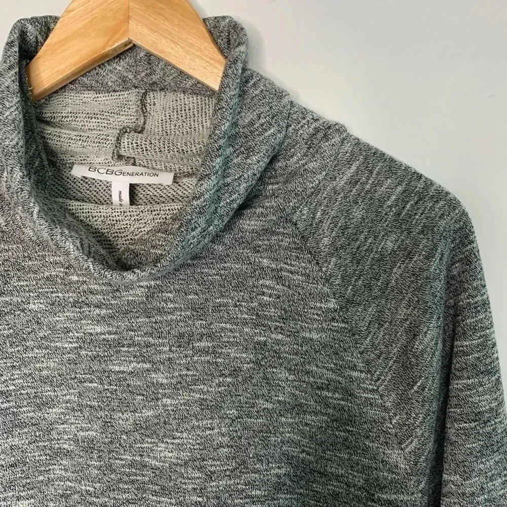 Bcbgeneration Lightweight Gray Sweater Dress Size… - image 4